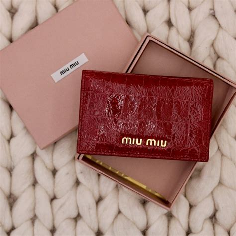 miu miu portemonnaie 5mh020|Small croco.